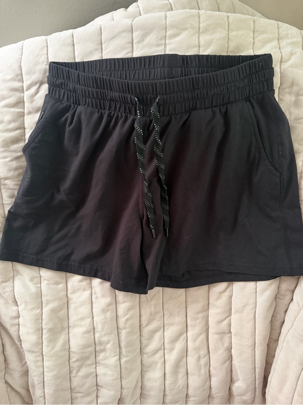 Pacific Trail Women’s Black Elastic Waist Drawstring Shorts